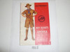 Leathercraft Merit Badge Pamphlet, Type 4, Standing Scout Cover, 5-42 Printing