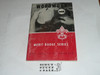 Woodwork Merit Badge Pamphlet, Type 6, Picture Top Red Bottom Cover, 5-53 Printing