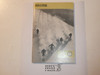 Skiing Merit Badge Pamphlet, Type 8, Green Band Cover, 1-77 Printing