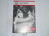 Canoeing Merit Badge Pamphlet, Type 9, Red Band Cover, 11-86 Printing