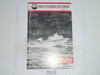 Motorboating Merit Badge Pamphlet, Type 9, Red Band Cover, 2-83 Printing