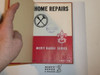 Home Repairs Library Bound Merit Badge Pamphlet, Type 5, Red/Wht Cover, 2-51 Printing