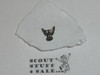 Eagle Scout Lapel Pin, 1970's STERLING Silver, small, Robbins Hallmark, post back