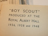1936 Songs from "Boy Scout" A Musical Pageant Play Sheet Music, by Ralph Reader