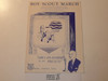1952 Boy Scout March Sheet Music, by Clayton A. Sanders