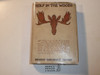 1911 Rolf in the Woods, By Ernest Thompson Seton, first printing, dedicated to the Boy Scouts of America with Dust Jacket #2