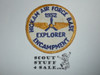 1952 Air Explorer Encampment Patch, Hickman Air Force Base, Hawaii