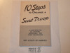 10 Steps to Organize a Scout Troop, 1-50 Printing