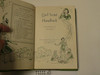 1957 Official Girl Scout Handbook, hardbound, 7-57 Printing, 14th printing, Green Plastic Book Cover