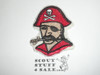 Late 1960's Felt Staff Pirate - Camp Emerald Bay Staff Patch, lite use