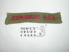 Program Strip - Explorers B.S.A., 1960's, on Khaki Twill, used