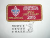 Journey to Excellence Quality Unit Patch, Gold Level, 100% Boys' Life, 2015