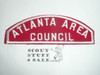 Atlanta Area Council Red/White Council Strip - Boy Scout