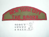 New York City The Bronx Council Khaki/Red Council Strip, Lite use - Scout