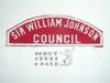 Sir William Johnson Council Red/White Council Strip