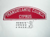 Transatlantic Council CYPRUS Red/White Council Strip