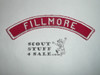 FILLMORE Red and White Community Strip