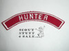 HUNTER Red and White Community Strip