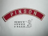 PINSON Red and White Community Strip