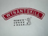 WYNANTSKILL Red and White Community Strip, sewn