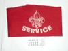Felt Boy Scout Service Armband - wrap style, RARE