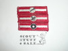 Explorer Scout Rating Strip Patches, 1950's, Emergency Skills, Craft Skills and Vocational Exploration, used