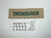 Explorer Post Position Patch, Tan Twill, Treasurer