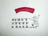 Sea Scout Explorer Long Cruise Patch red arc for additional long cruise