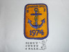 1974 Navy Recruiter Patch, Sea Scout, Be Someone Special