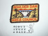 Boulder Dam Area Council Patch (CP), brown c/e on yellow twill