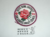 San Gabriel Valley Council Patch (CP), Rose Bowl District, bergandy bdr