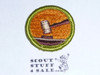 Public Speaking - Type G - Fully Embroidered Cloth Back Merit Badge (1961-1971), sewn