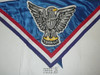 Eagle Scout Neckerchief, Satin/silk neckerchief with Felt Eagle