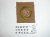 Signaling - Type A - Square Tan Merit Badge (1911-1933), very good condition