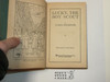 Lucky The Boy Scout, by Elmer Sherwood, 1917, Hardbound with Dust Jacket, Boy Scout Story Book