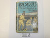 Boy Scouts With Joffre or In the Trenches in Belgium, by V. T. Sherman, 1912 First Edition, Hardbound with dust jacket, Boy Scout Story Book, green binding
