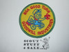 Goodwill Industries Boy Scout Good Turn Day Patch, yellow twill with grn r/e