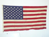 Original 50 star United States Flag, sewn stripes and embroidered stars, 3'x5', FLG10