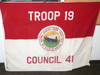 1953 National Jamboree Troop Flag, Troop 1, Sonoma-Mendocino Council, California, 4'x5'