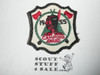 Camping Award, BSA Generic Patch, 1955