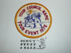 Your Council Name Sample Patch, 1975 Your Event, white twill