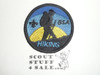 Hiking Patch, Generic BSA Activity, blue twill