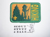 Hiking Patch, Generic BSA Activity, orange twill