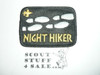 Night Hiker Patch, Generic BSA Activity, black twill