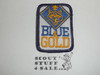 Blue & Gold Dinner Patch, Generic BSA Cub Scout Patch, white twill with navy bdr