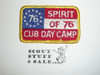 Spirit of 76 Cub Day Camp Patch, Generic BSA Cub Scout Patch
