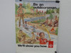 Be An Outdoorsman - We'll Show You How, Recruiting Poster, 1985, 17." x 22", #P36