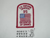 Los Angeles National Cemetery Grave Decoration Patch, Los Angeles Area and Western Los Angeles County Councils, 1995