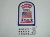 Los Angeles National Cemetery Flag Placement Patch, Los Angeles Area and Western Los Angeles County Councils, 2011
