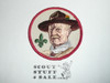 Baden Powell Patch, British Boy Scouts, red bdr